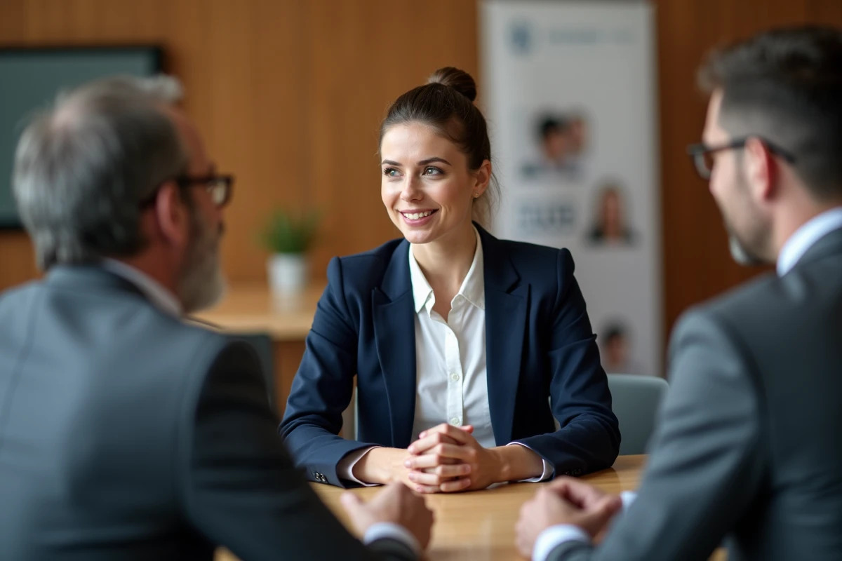 Jeune femme en speedmeeting lors d